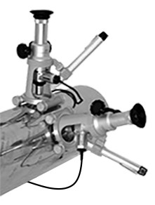 Modello 2054 con luce coassiale e base a rulli magnetici
