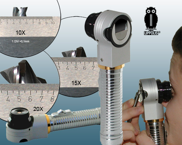 Zoom Light Metallic Scale Lupe