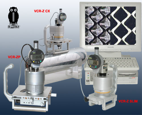 VCR-Z CX su cilindro per rotocalco (illuminazione anulare e coassiale)