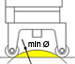 Diametro minimo ispezionabile del cilindro